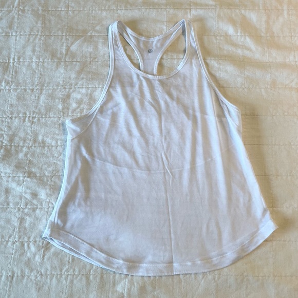 Lululemon White Racerback Tank - Picture 3 of 10